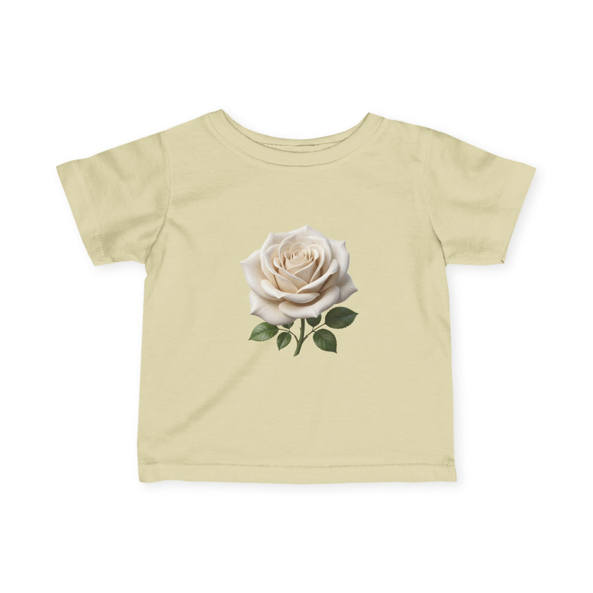 Infant Tee — Vintage Cream Rose Floral Baby Shirt