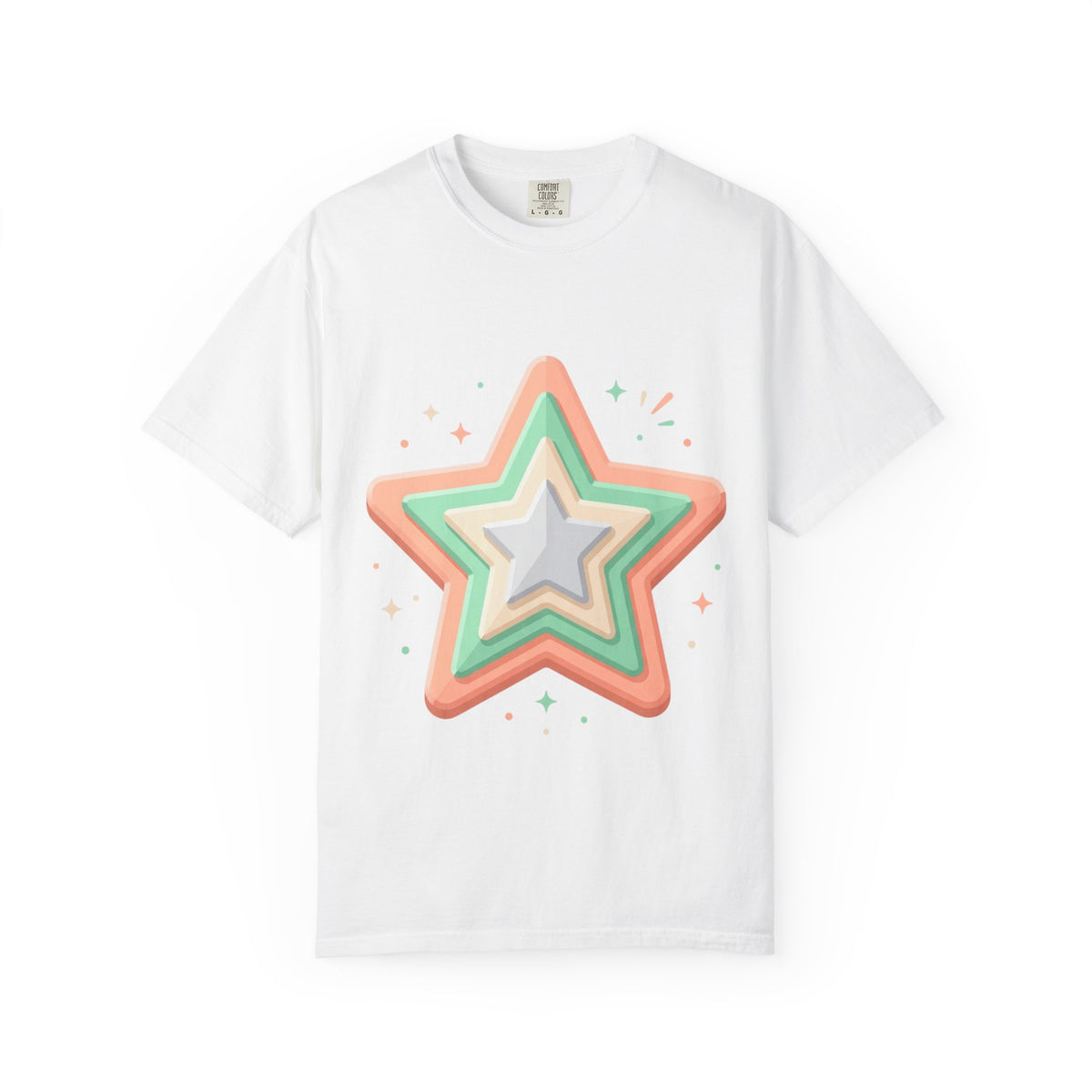 Star Design Unisex Garment-Dyed T-shirt