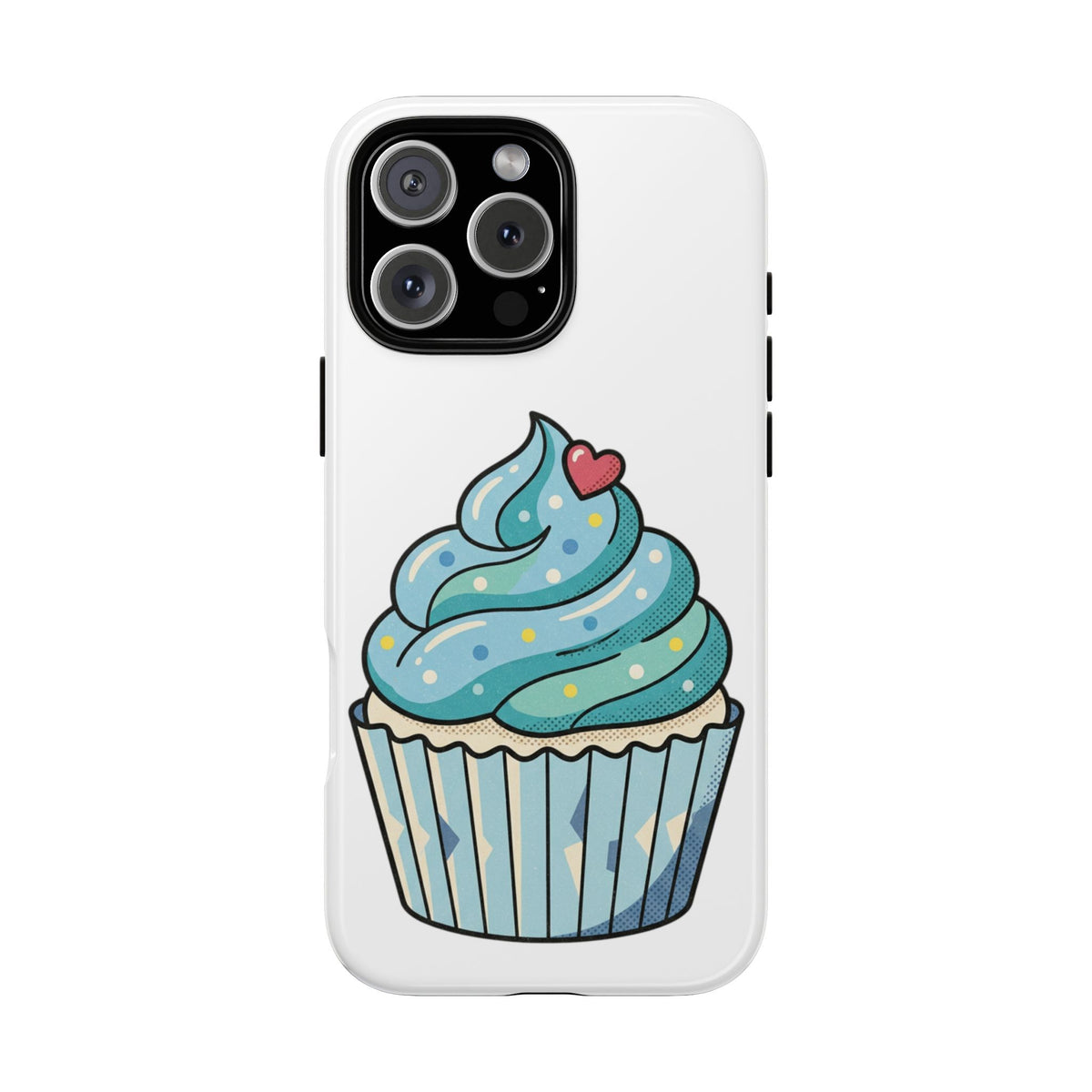 Blue Cupcake Tough Phone Cases