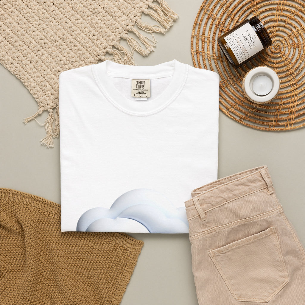 Cloud Graphic T-Shirt — Soft Dreamy Cloud Design