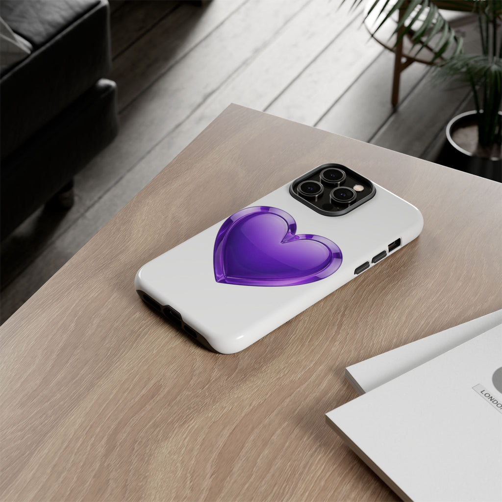 Purple Heart Tough Phone Cases