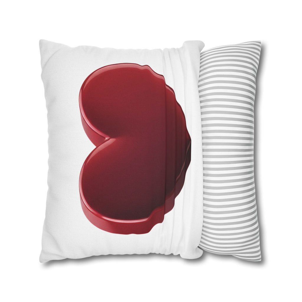 Red Heart Spun Polyester Square Pillowcase