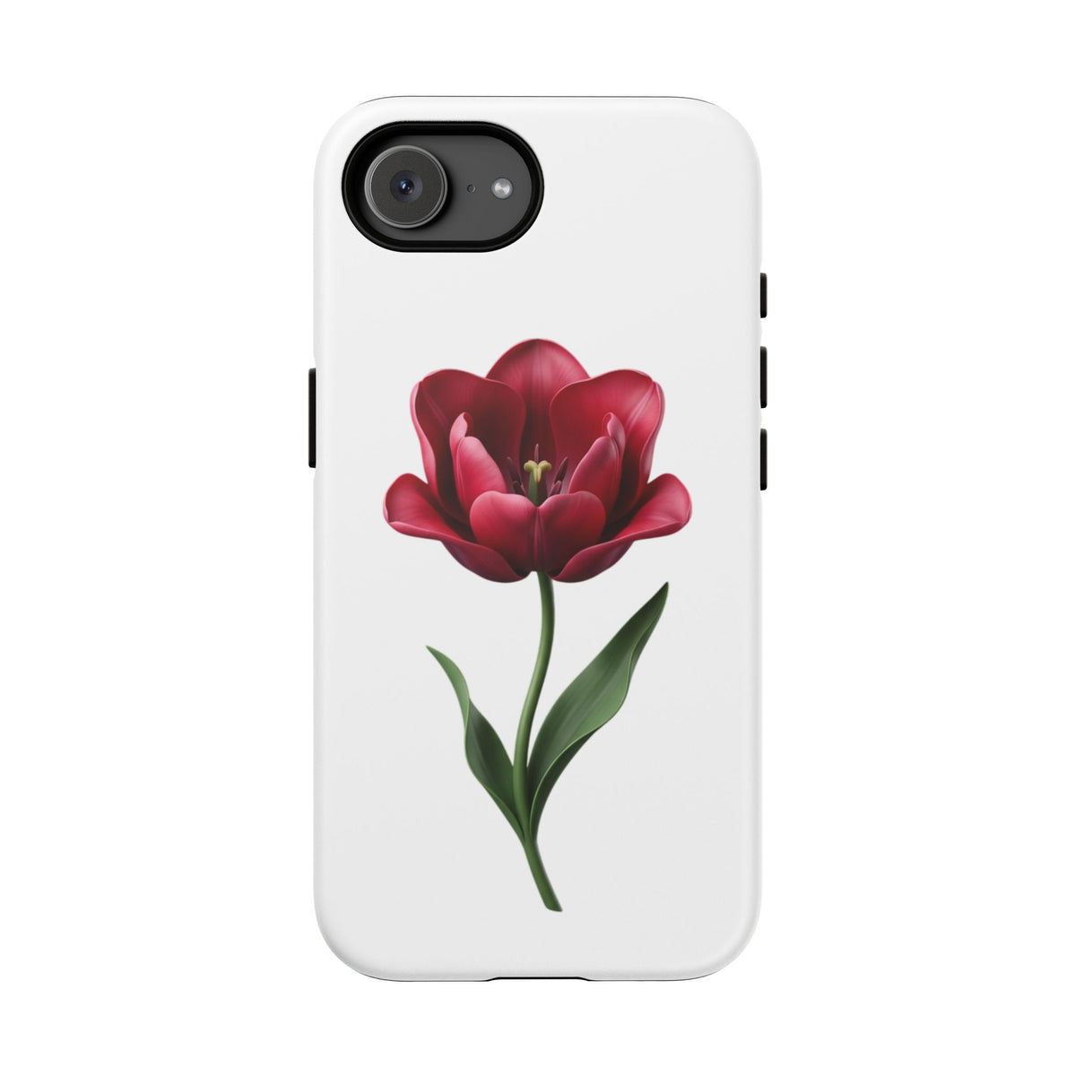 Tulip Floral Tough Phone Case – Protective Blossom iPhone Cover