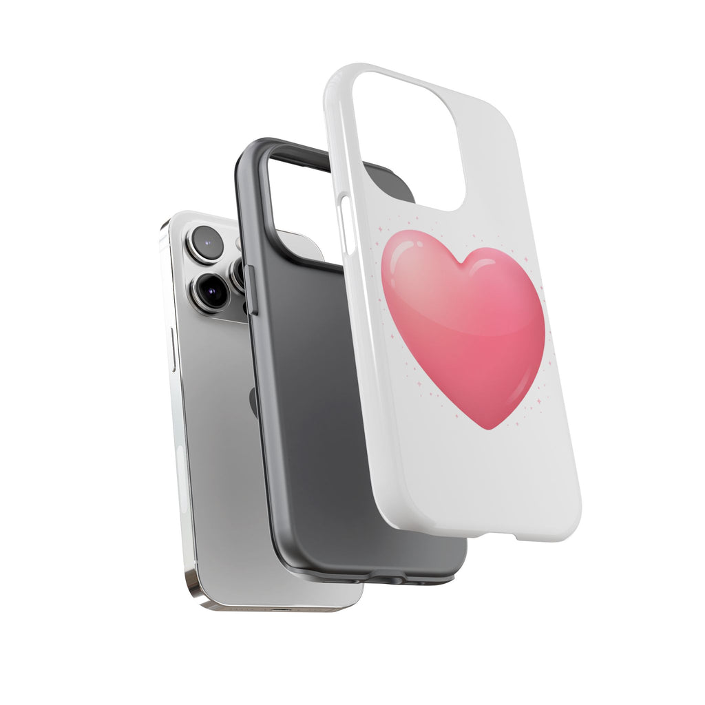 Heart Emoji Tough Case — Cute Pink Heart Phone Case for iPhone & Android