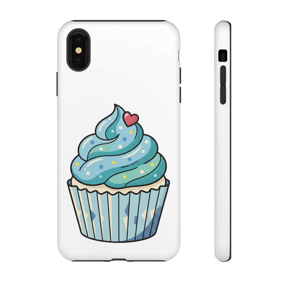 Blue Cupcake Tough Phone Cases