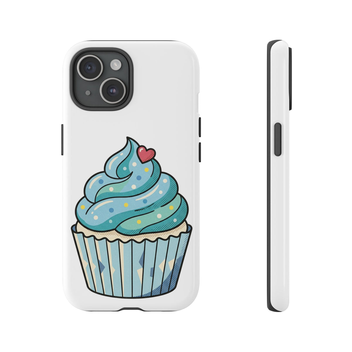 Blue Cupcake Tough Phone Cases