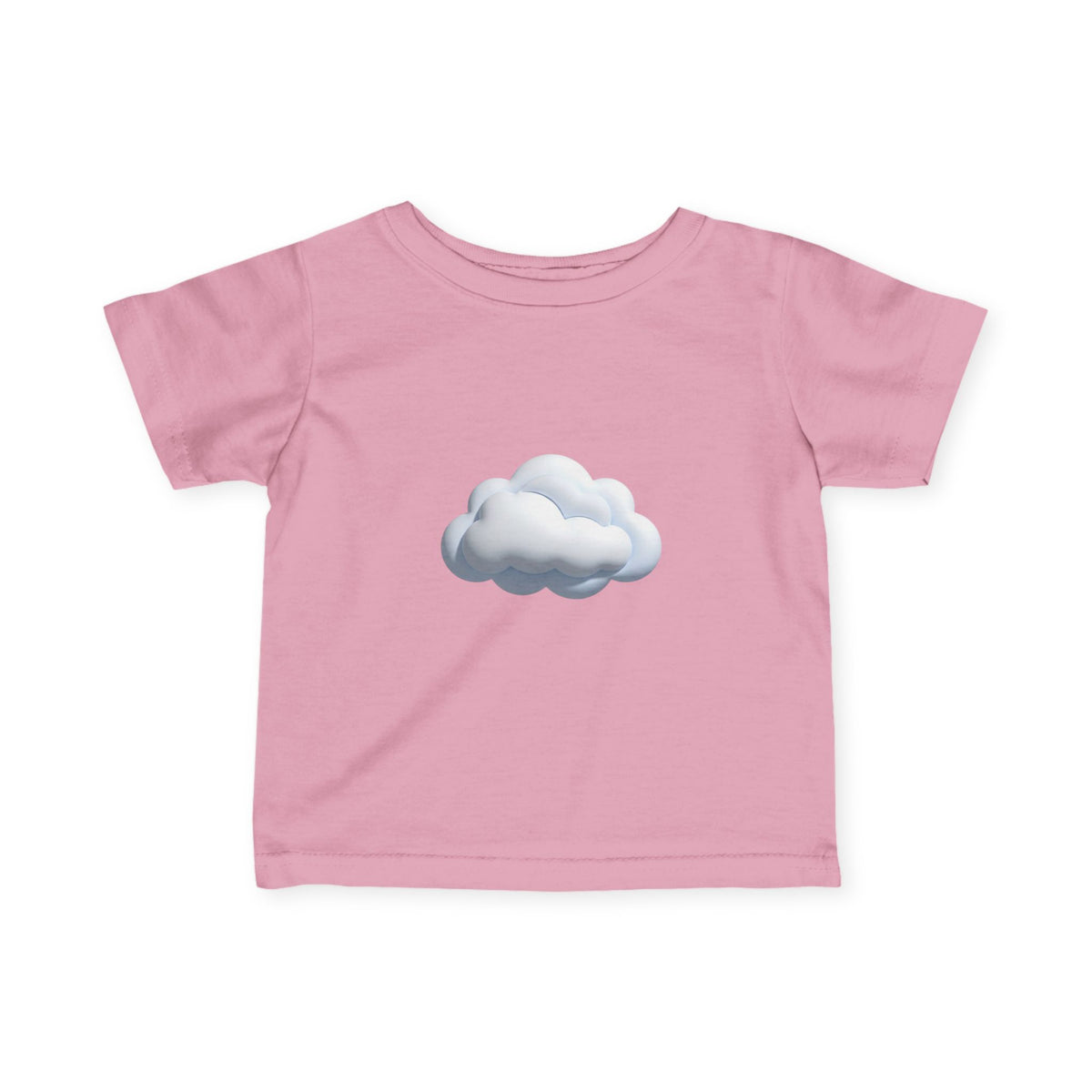 Baby Tee with Soft Cloud Graphic — Infant Cloud Print Shirt