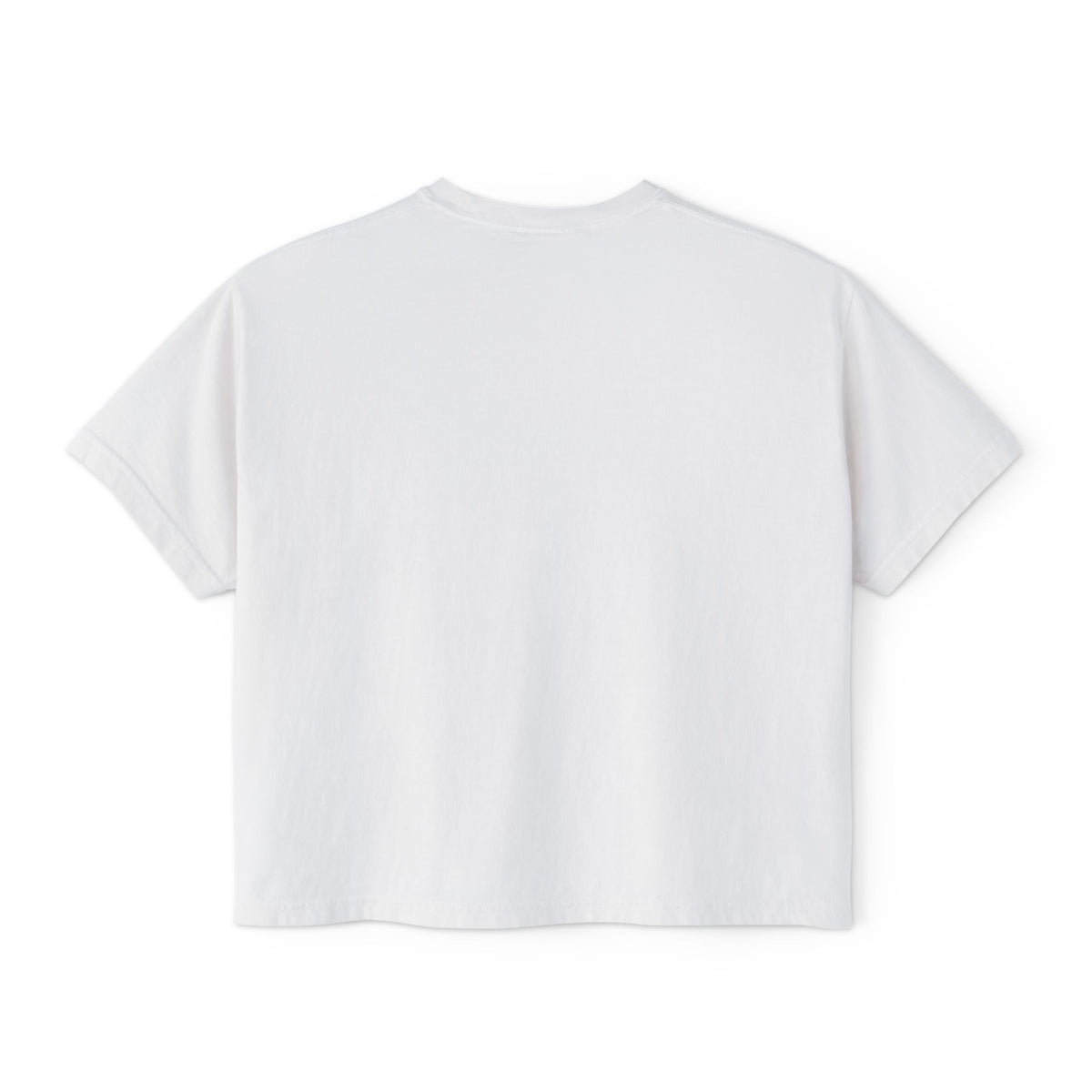 Glitter Gem Heart Boxy Tee — Women's Sparkle Heart Graphic Shirt