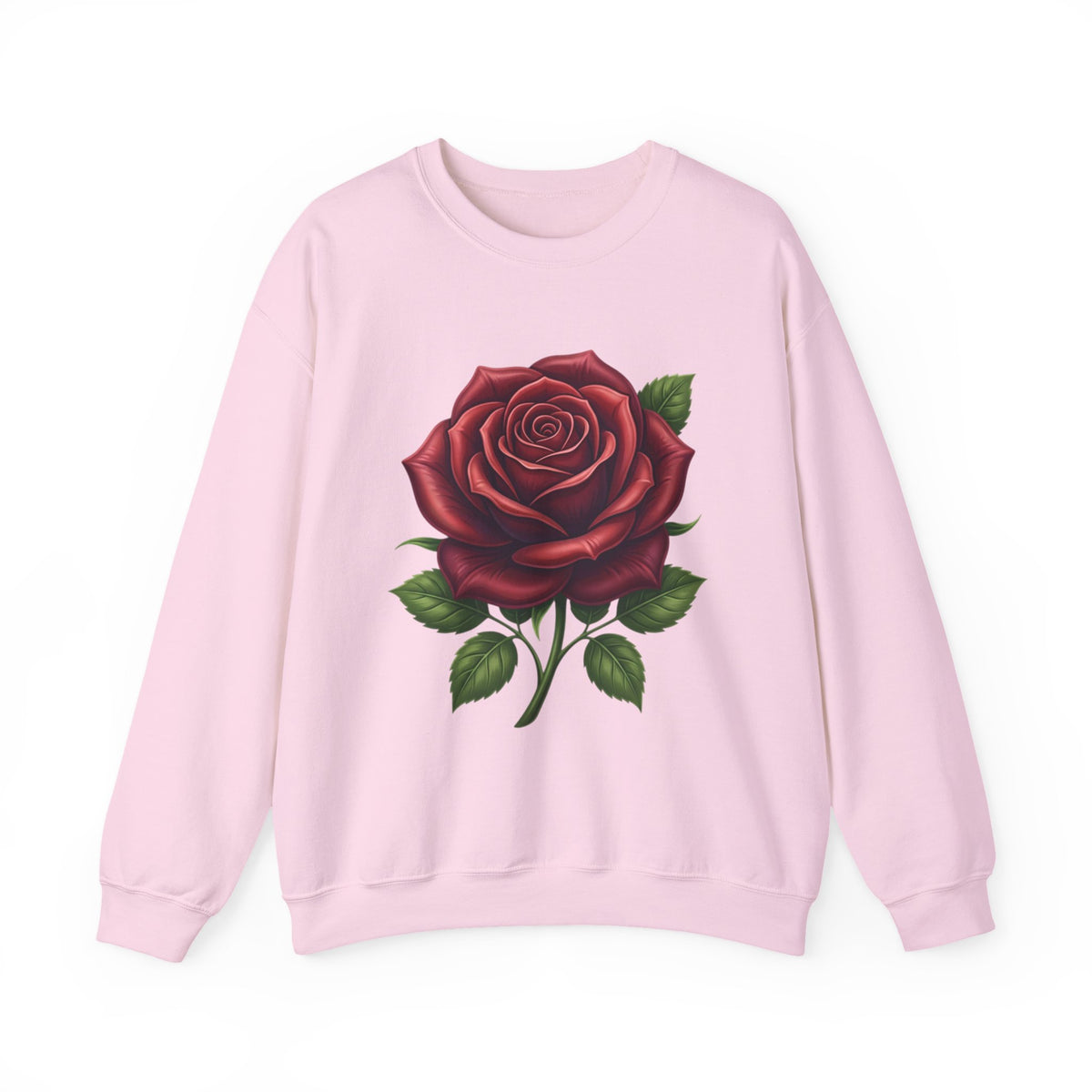 Rose Graphic Crewneck Sweatshirt