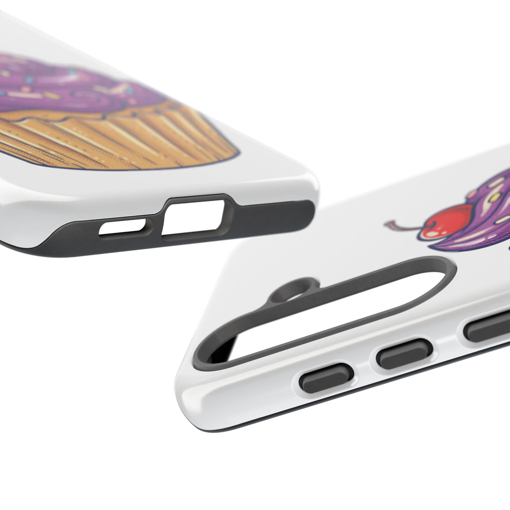 Purple Cupcake Tough Phone Cases