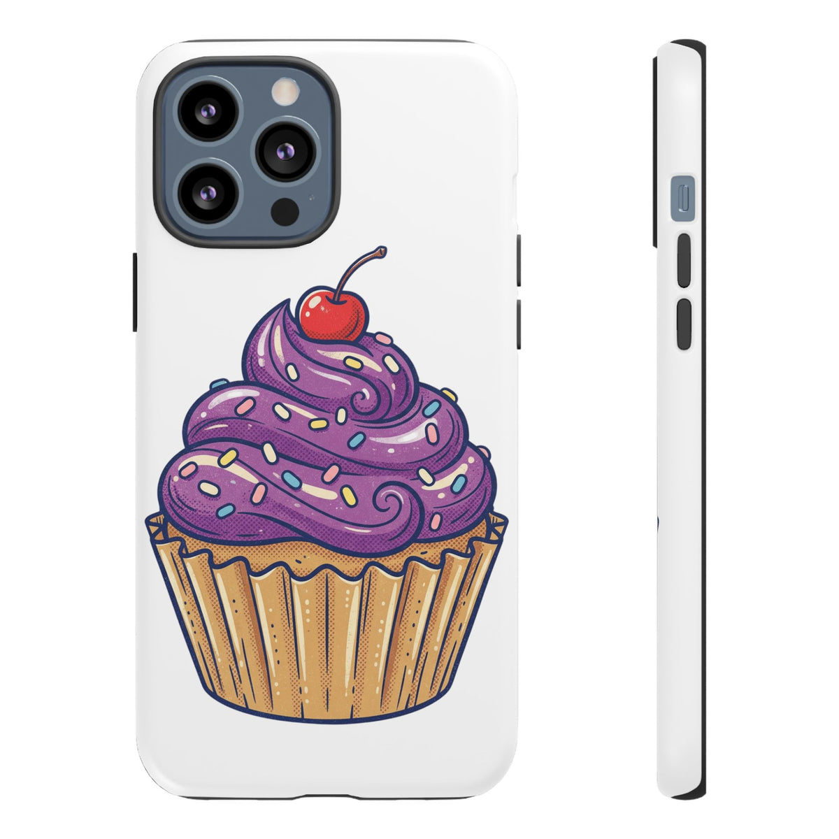 Purple Cupcake Tough Phone Cases