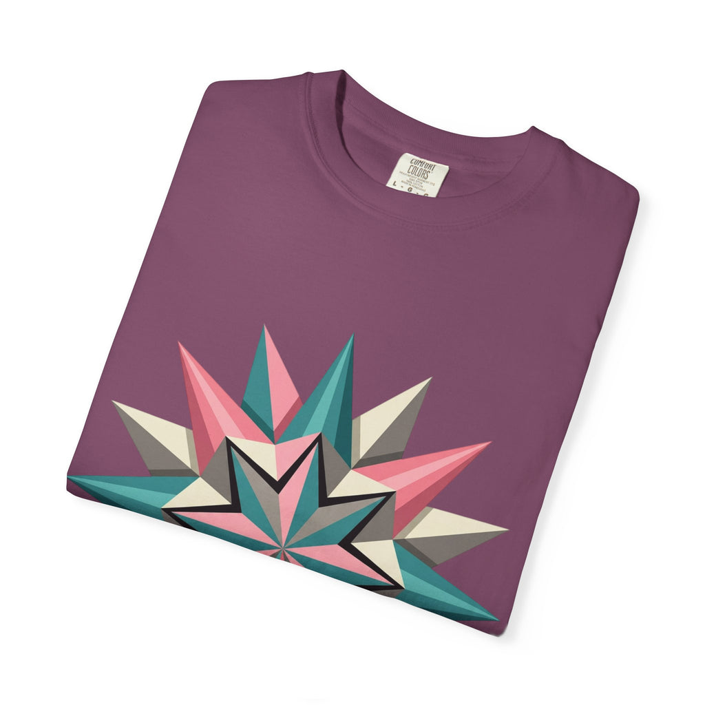 Geometric Starburst Graphic T-Shirt