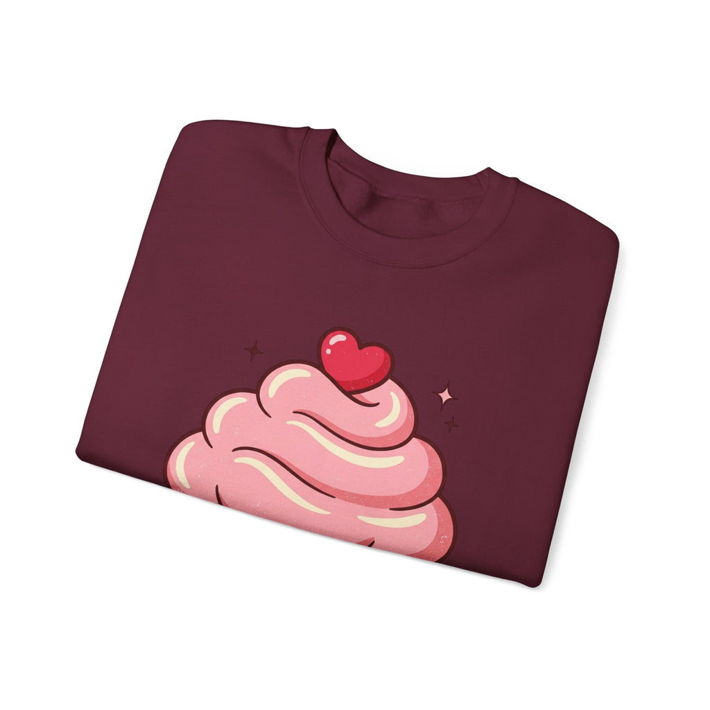 Pink Cupcake Unisex Heavy Blend™ Crewneck Sweatshirt