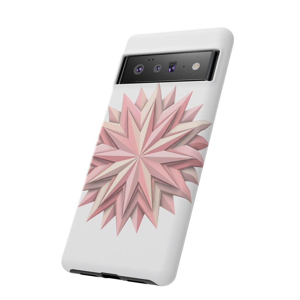Pink Geometric Star Phone Case — Tough Protective iPhone Cover