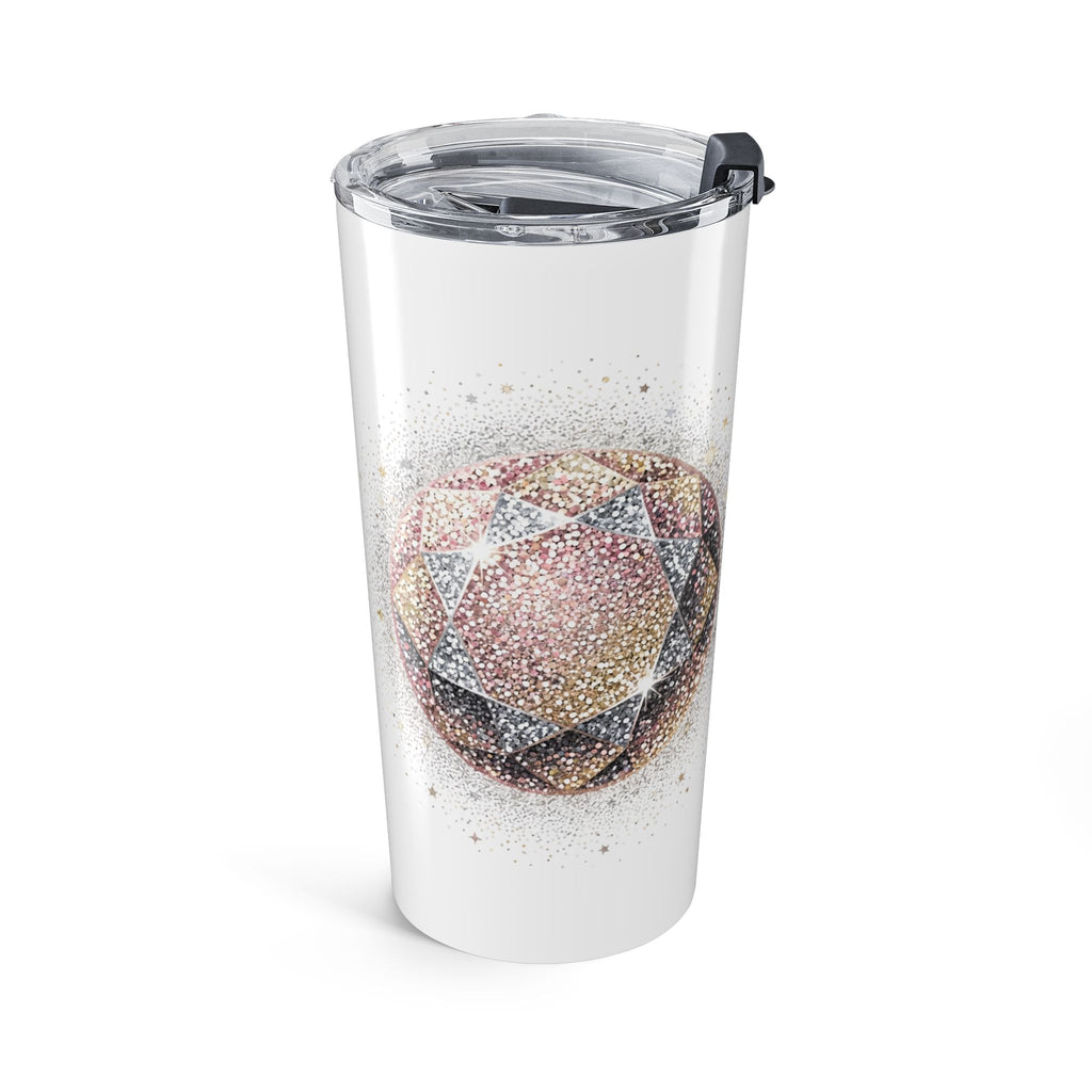 Glittery White Tumbler 20oz