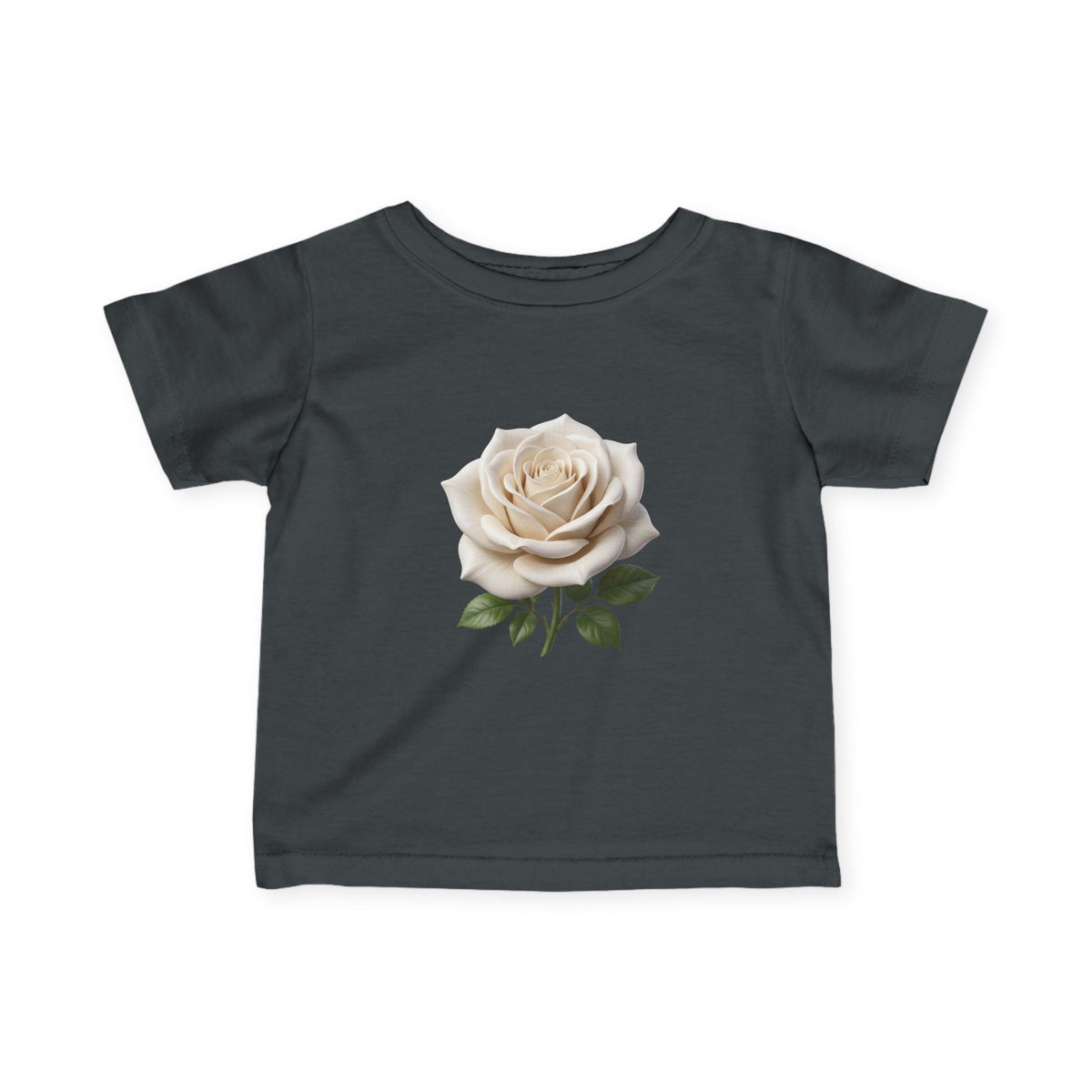 Infant Tee — Vintage Cream Rose Floral Baby Shirt