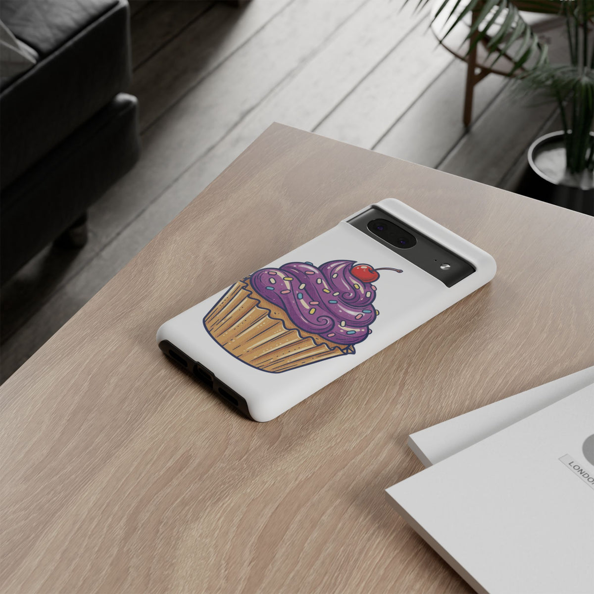 Purple Cupcake Tough Phone Cases