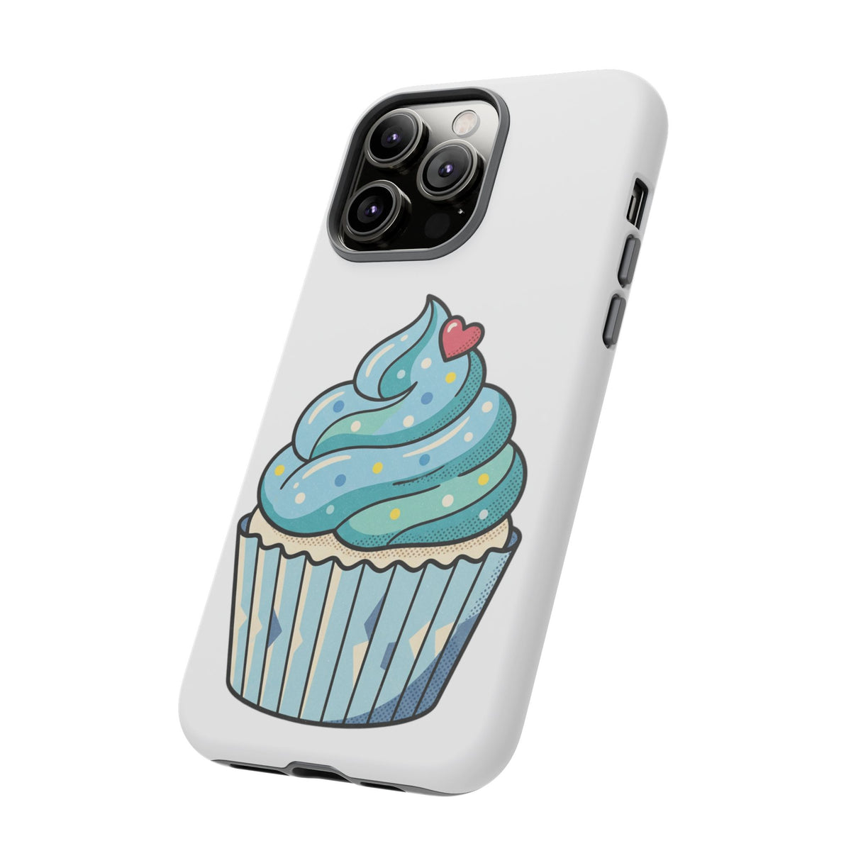 Blue Cupcake Tough Phone Cases
