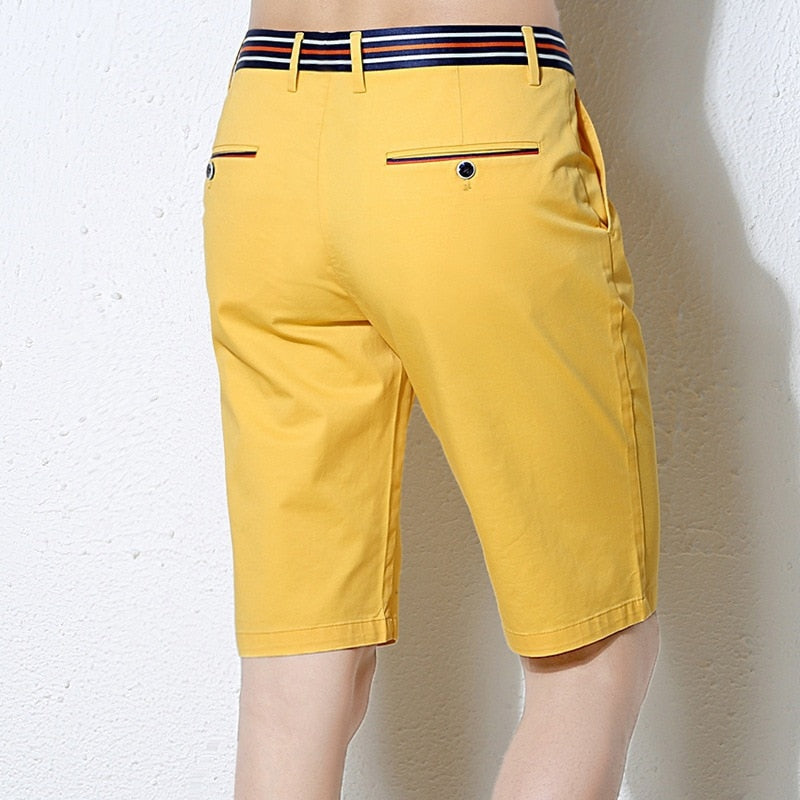 Stretch Cotton Shorts Mens Five-Point Pants Trend Korean Casual Summer Beach Camouflage Gym Clothing Pants Short Hombre