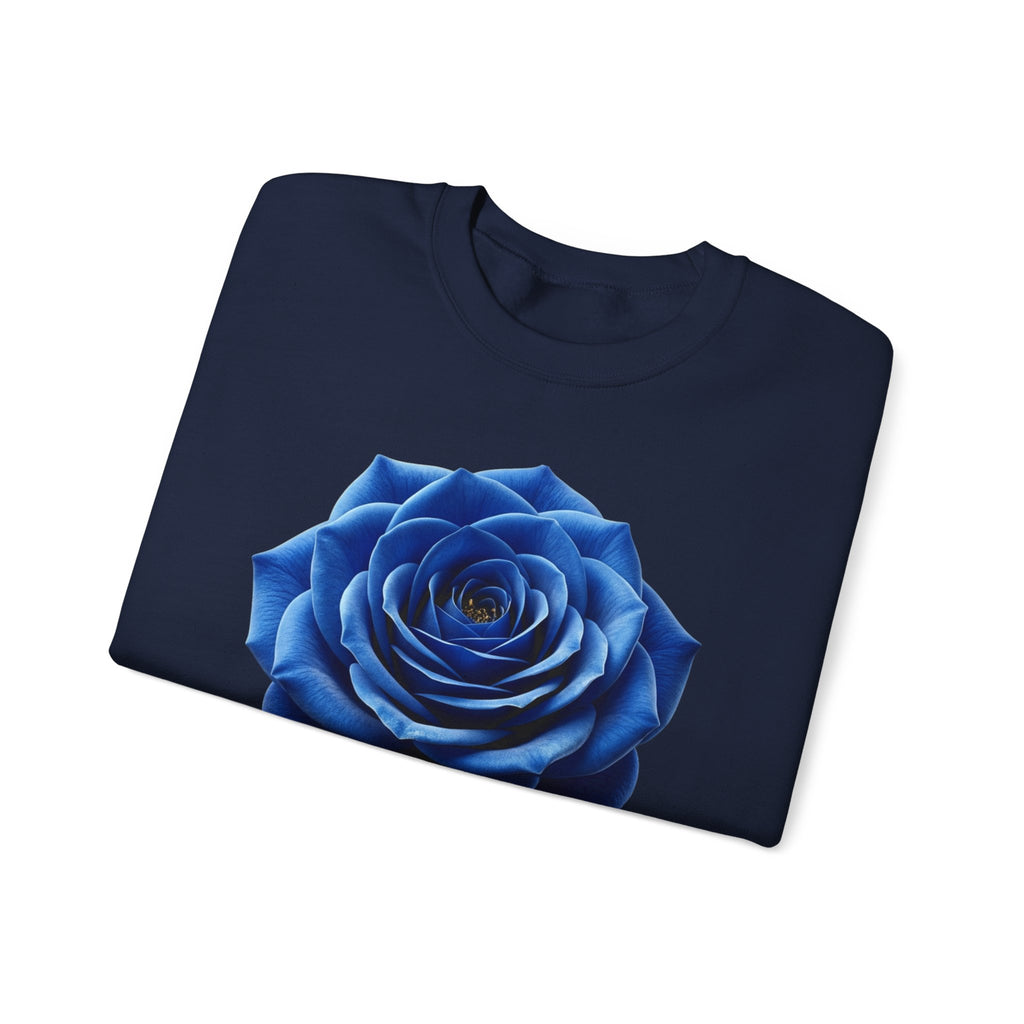 Blue Rose Crewneck Sweatshirt