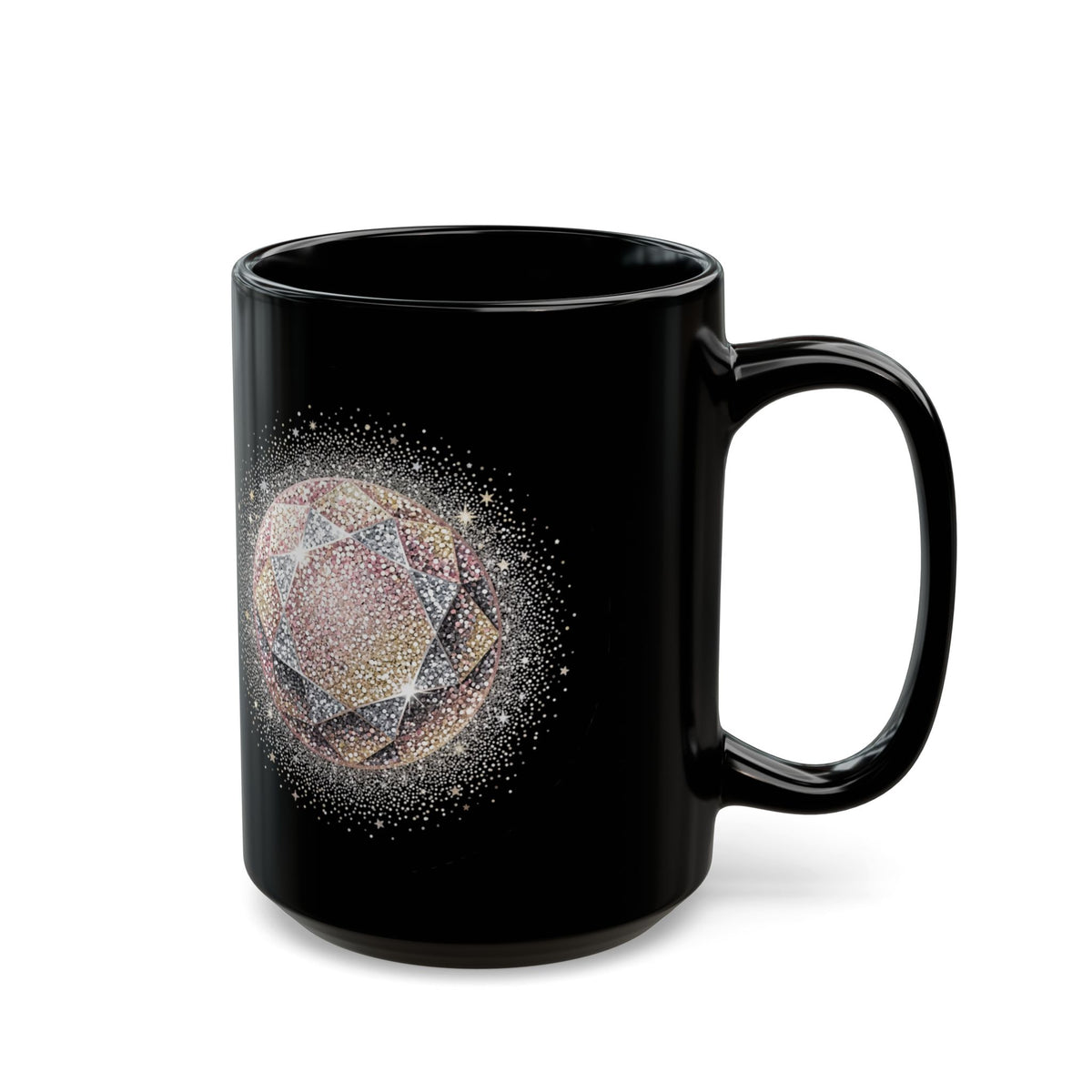 Glittery Black Mug (11oz, 15oz)