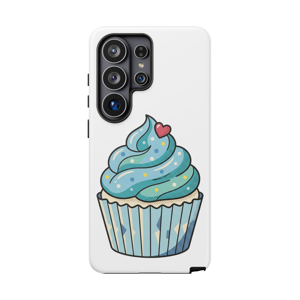 Blue Cupcake Tough Phone Cases