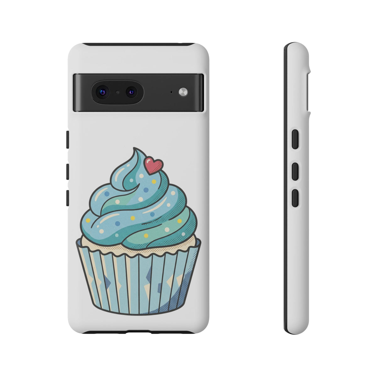 Blue Cupcake Tough Phone Cases