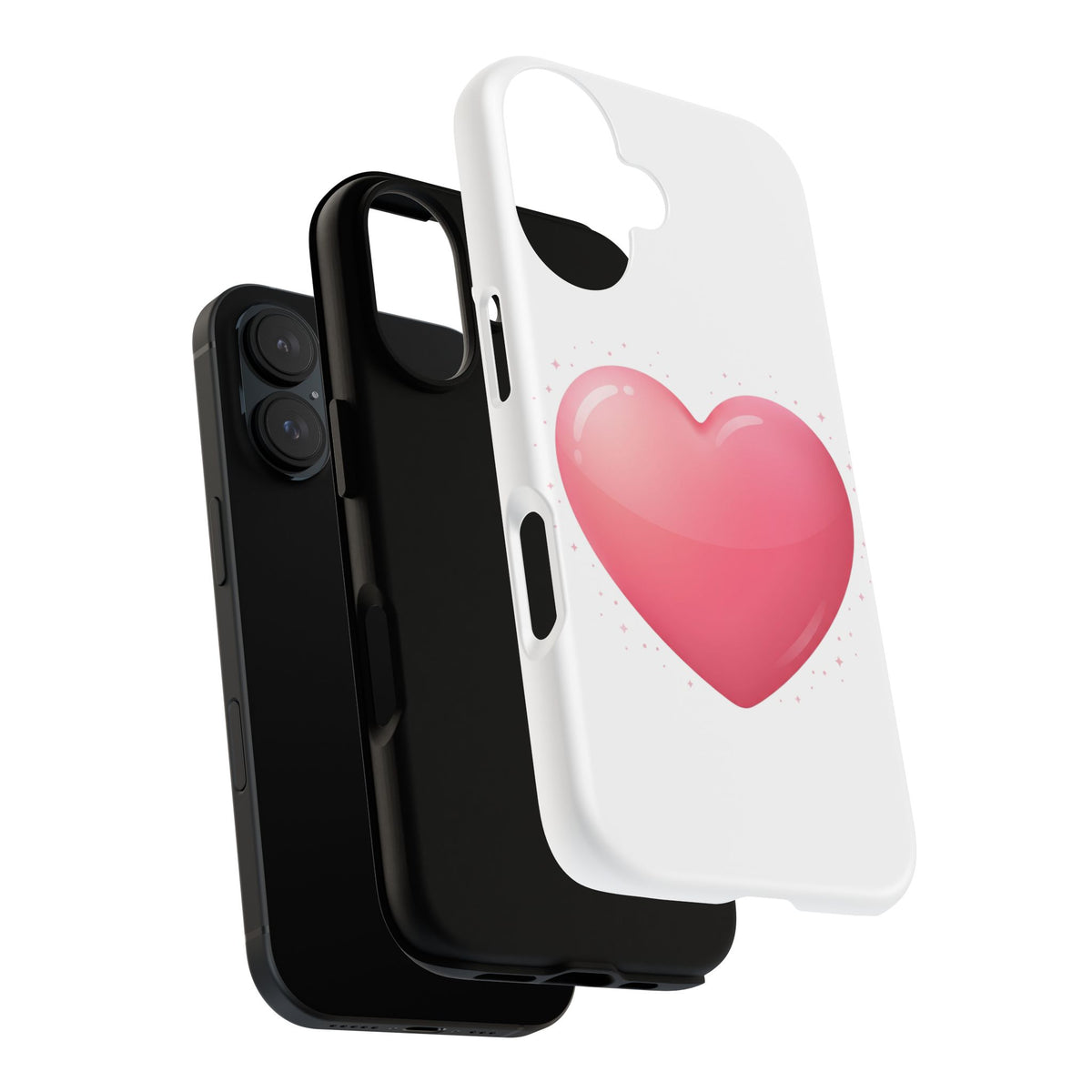 Heart Emoji Tough Case — Cute Pink Heart Phone Case for iPhone & Android