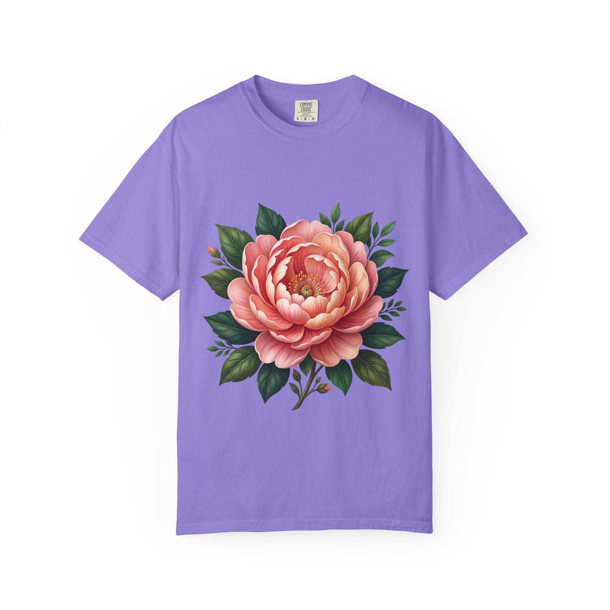 Peony Bloom T-Shirt — Vintage Floral Graphic Tee