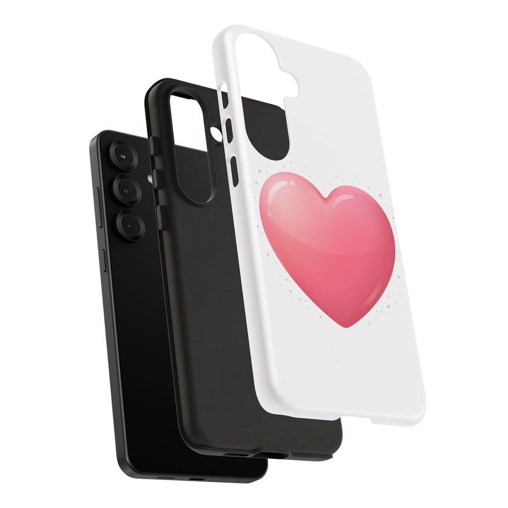 Heart Emoji Tough Case — Cute Pink Heart Phone Case for iPhone & Android