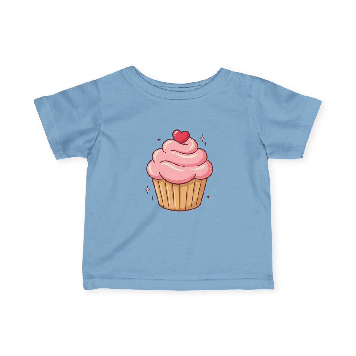Pink Cupcake Infant Fine Jersey Tee
