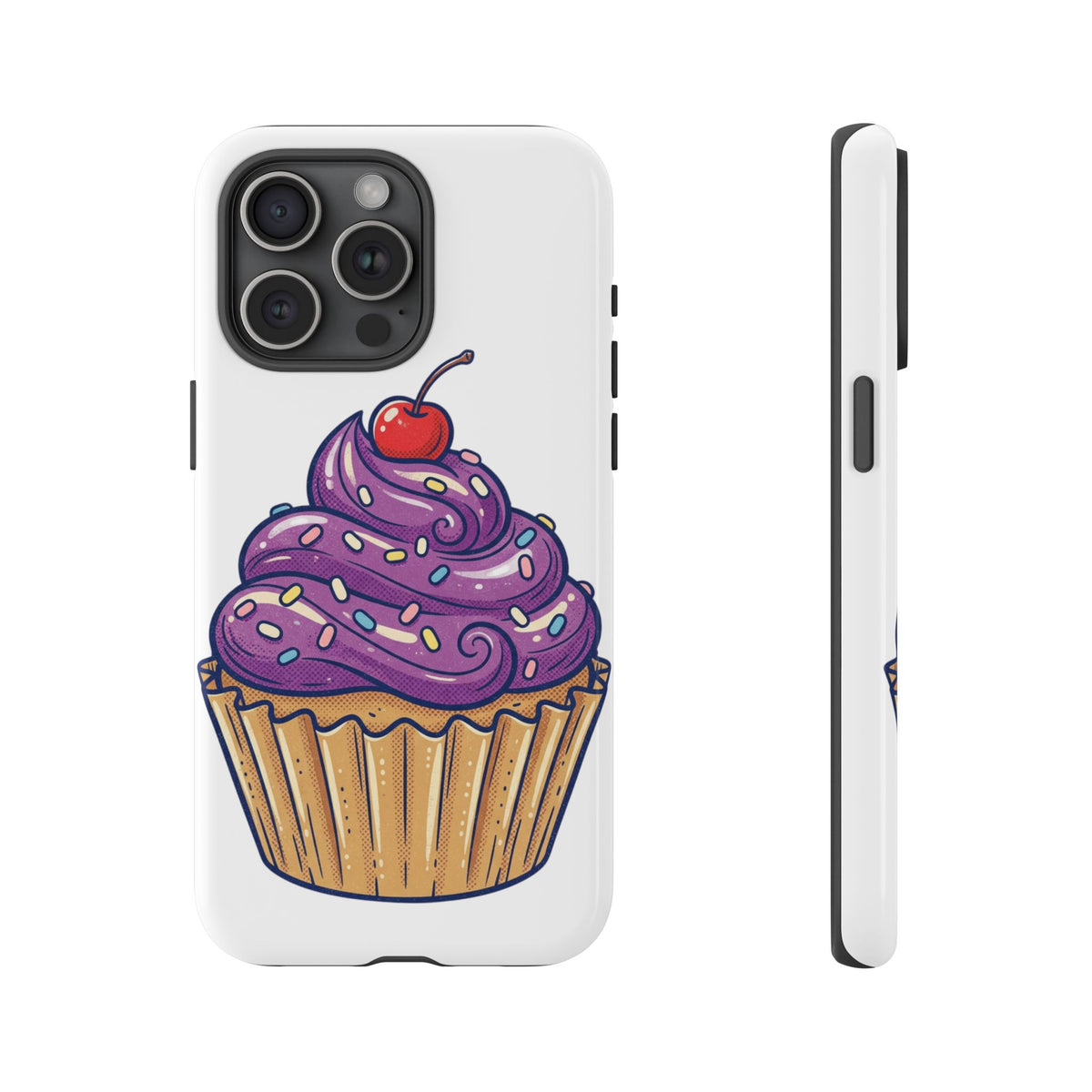 Purple Cupcake Tough Phone Cases