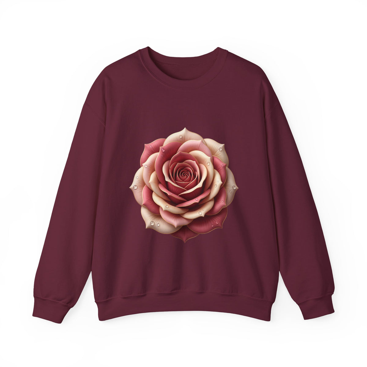 Rose Bloom Crewneck Sweatshirt