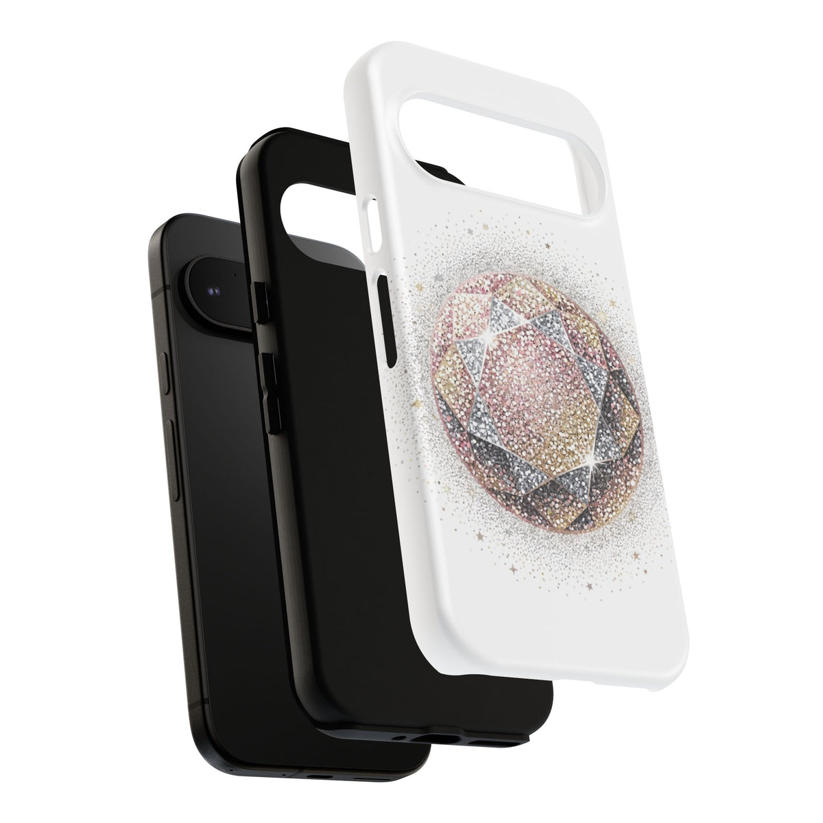 Glittery Tough Phone Cases