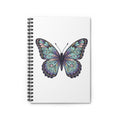 Butterfly Design Spiral Notebook - Ruled Line