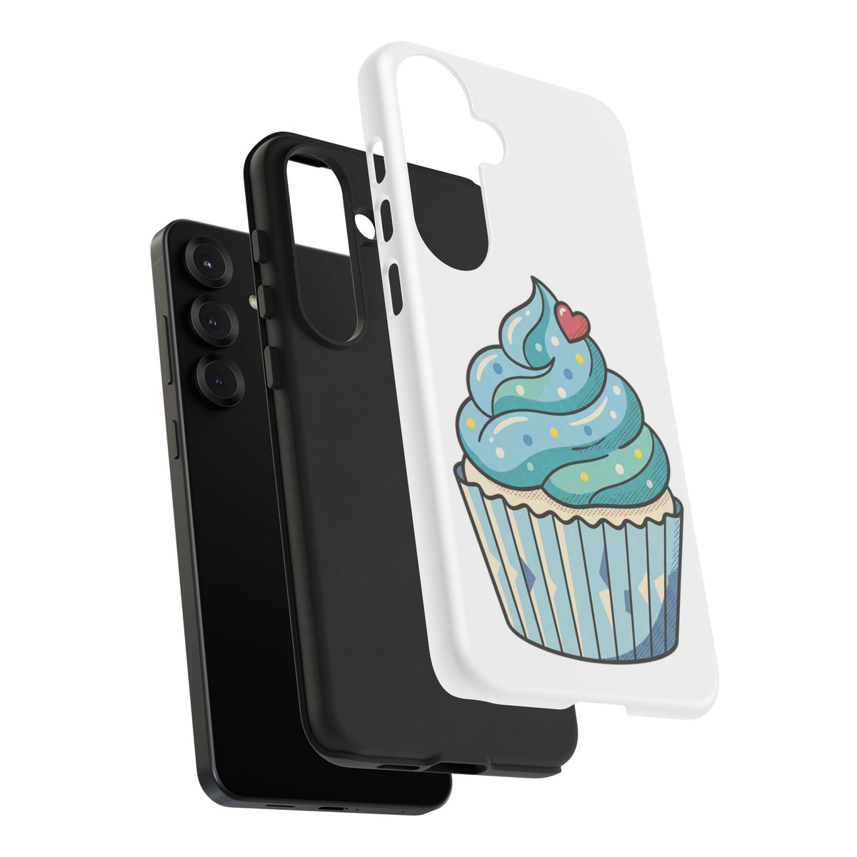 Blue Cupcake Tough Phone Cases