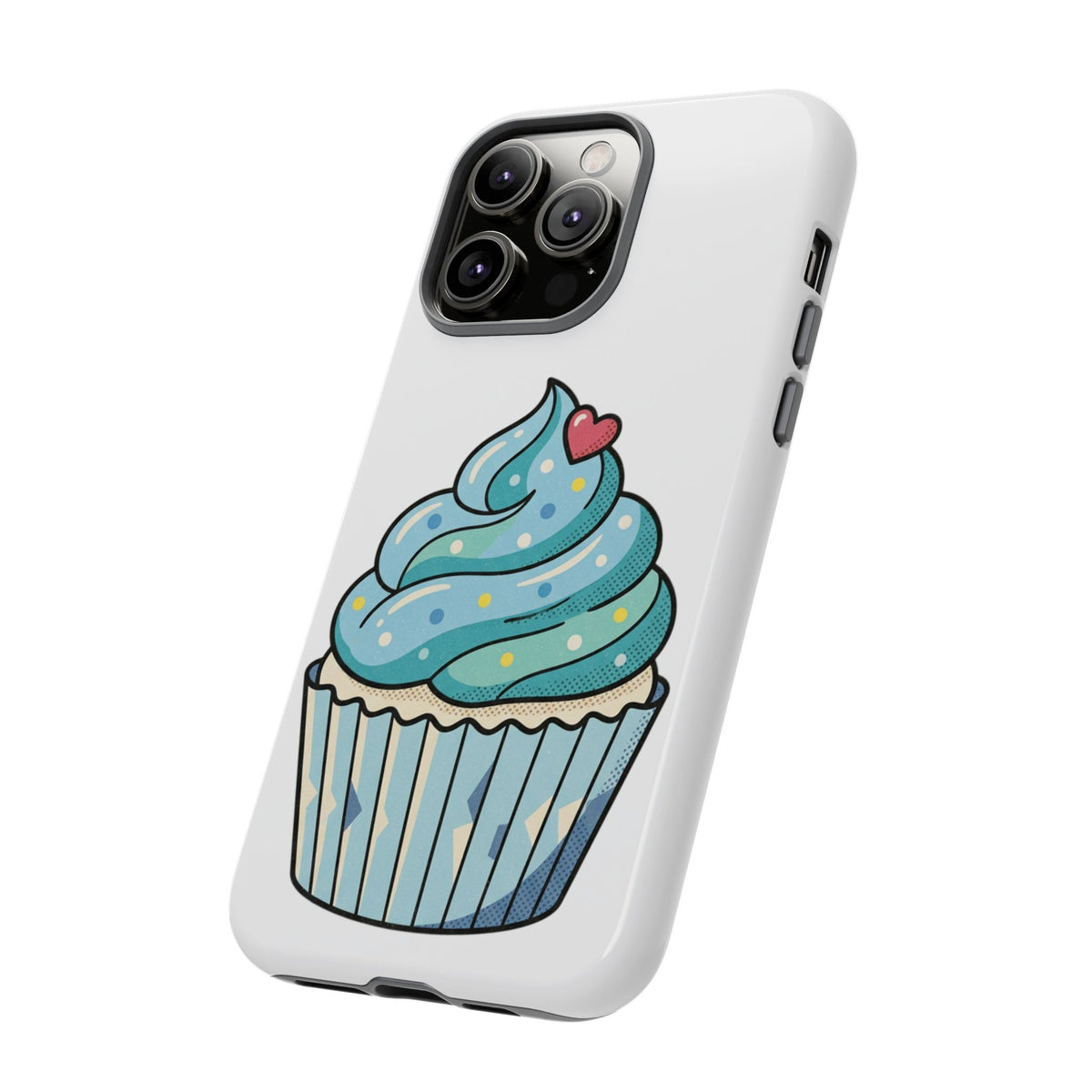 Blue Cupcake Tough Phone Cases