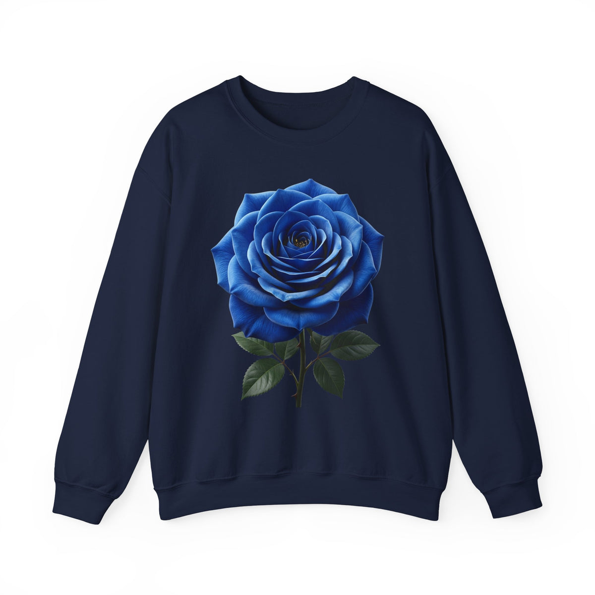 Blue Rose Crewneck Sweatshirt