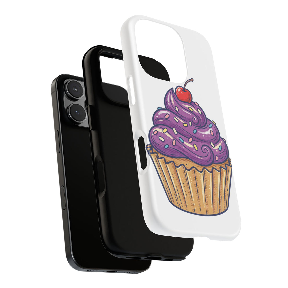 Purple Cupcake Tough Phone Cases