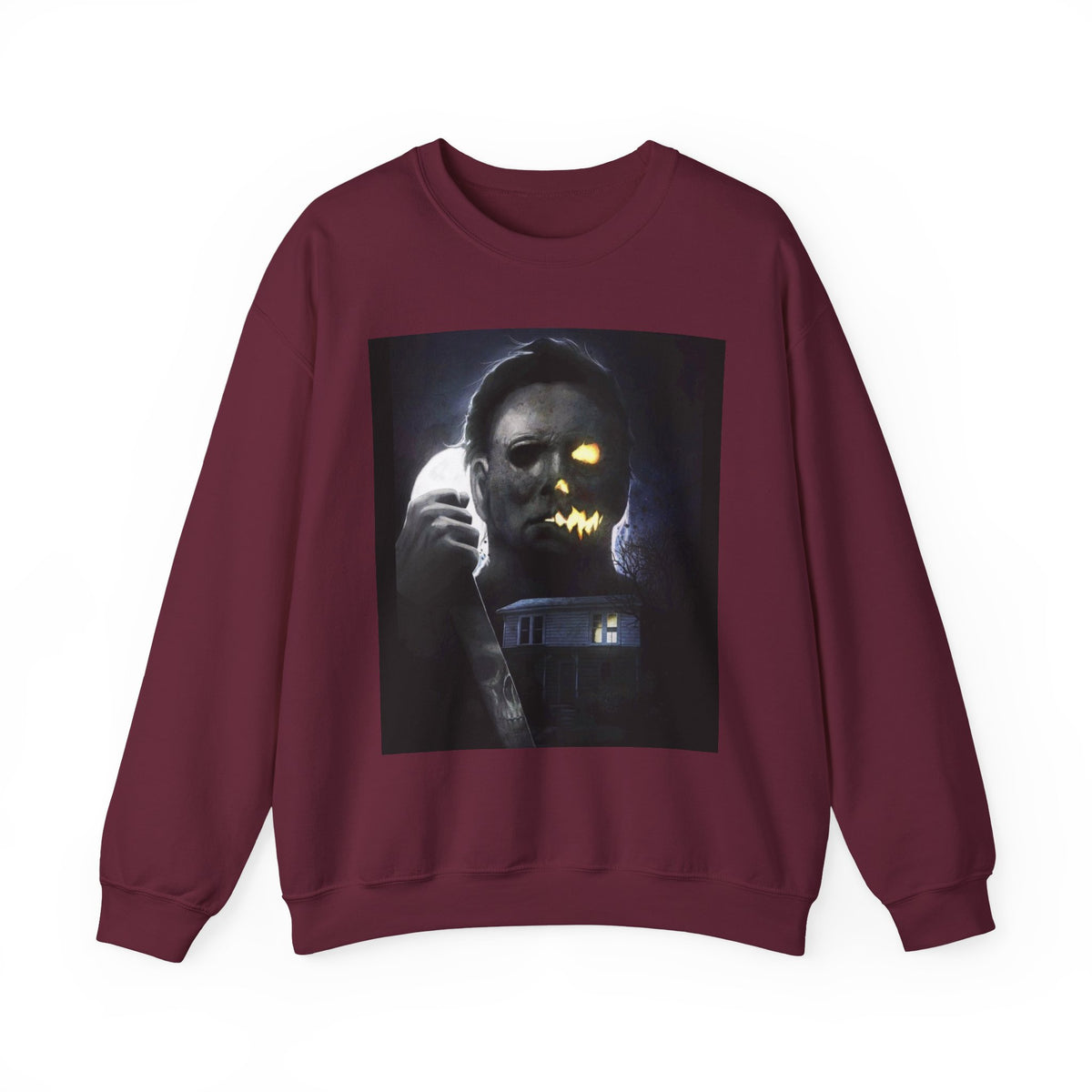 Halloween Michael Myers Mask Crewneck Sweatshirt