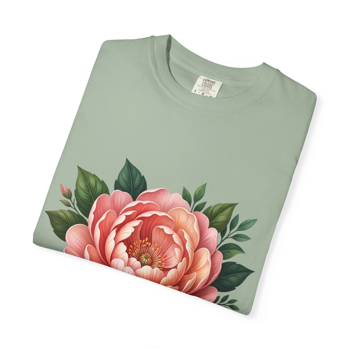 Peony Bloom T-Shirt — Vintage Floral Graphic Tee