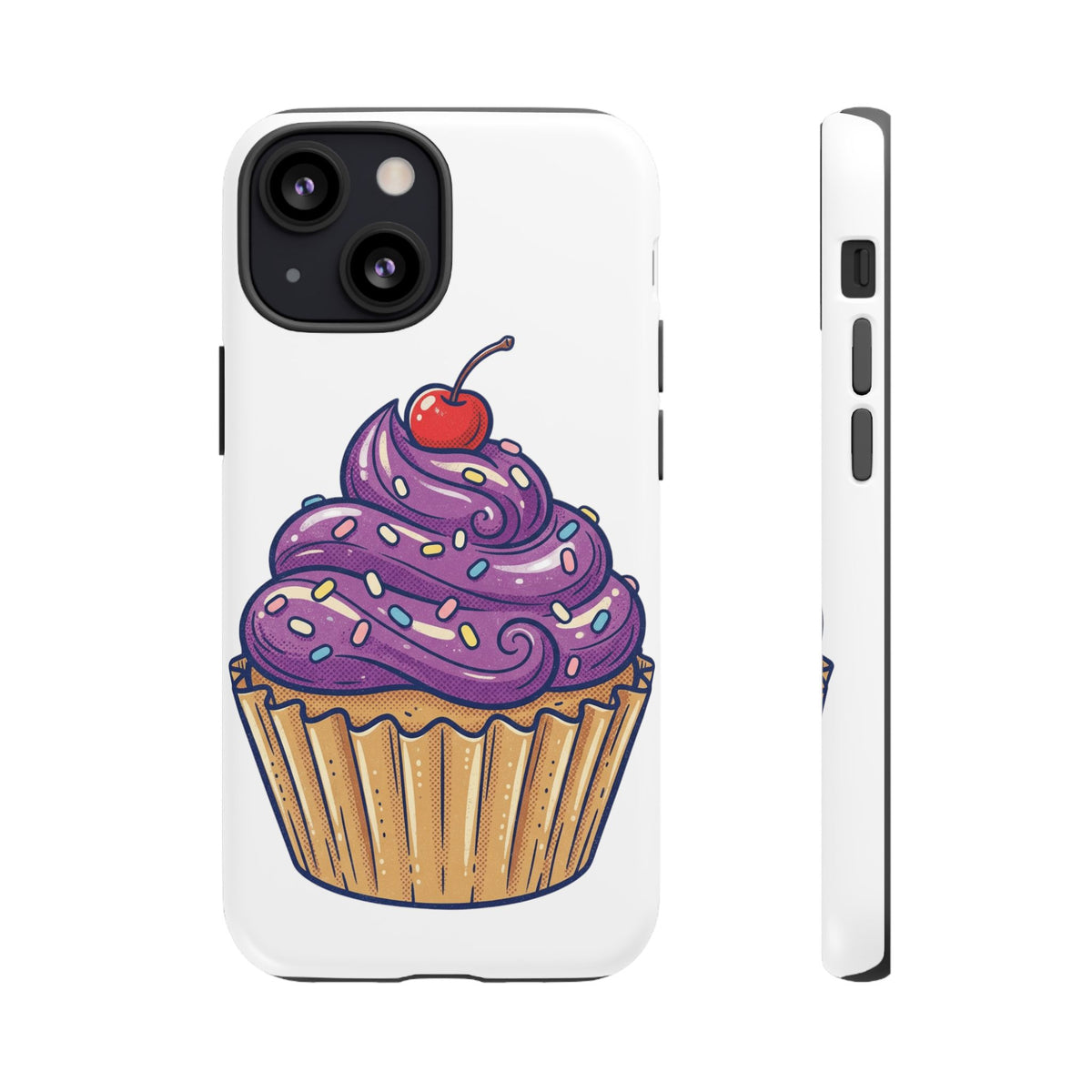 Purple Cupcake Tough Phone Cases