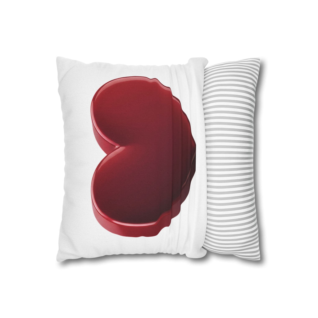 Red Heart Spun Polyester Square Pillowcase