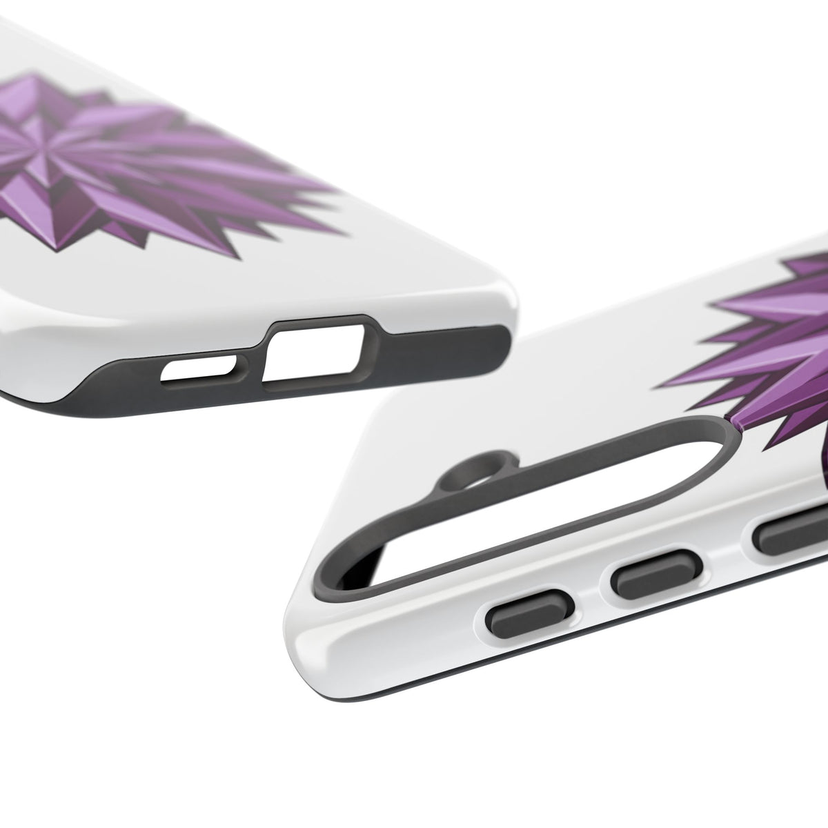 Purple Geometric Star Phone Case