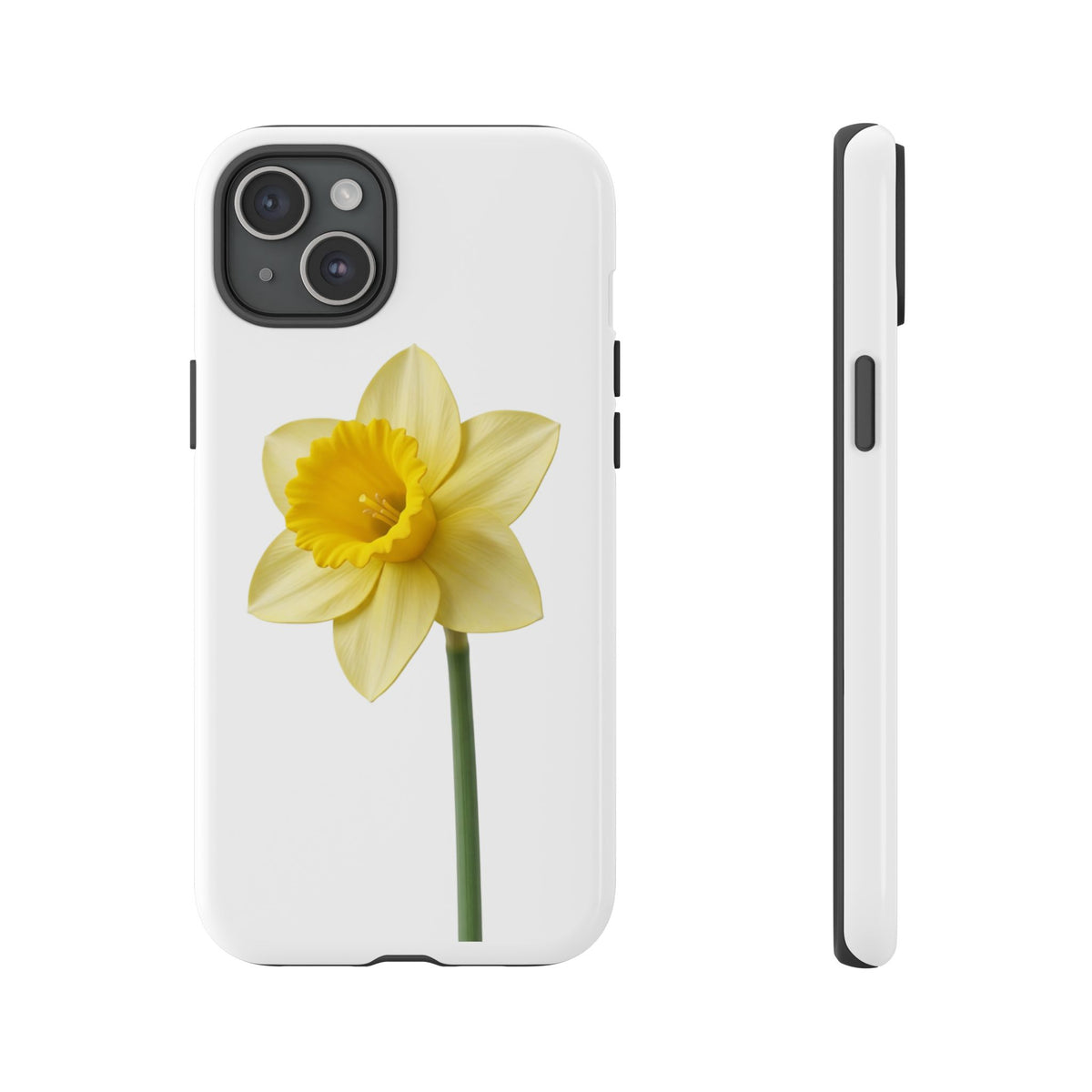 Daffodil Blossom Tough Phone Case — Yellow Spring Floral iPhone Cover