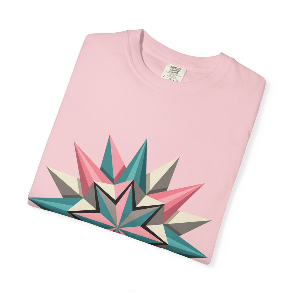 Geometric Starburst Graphic T-Shirt