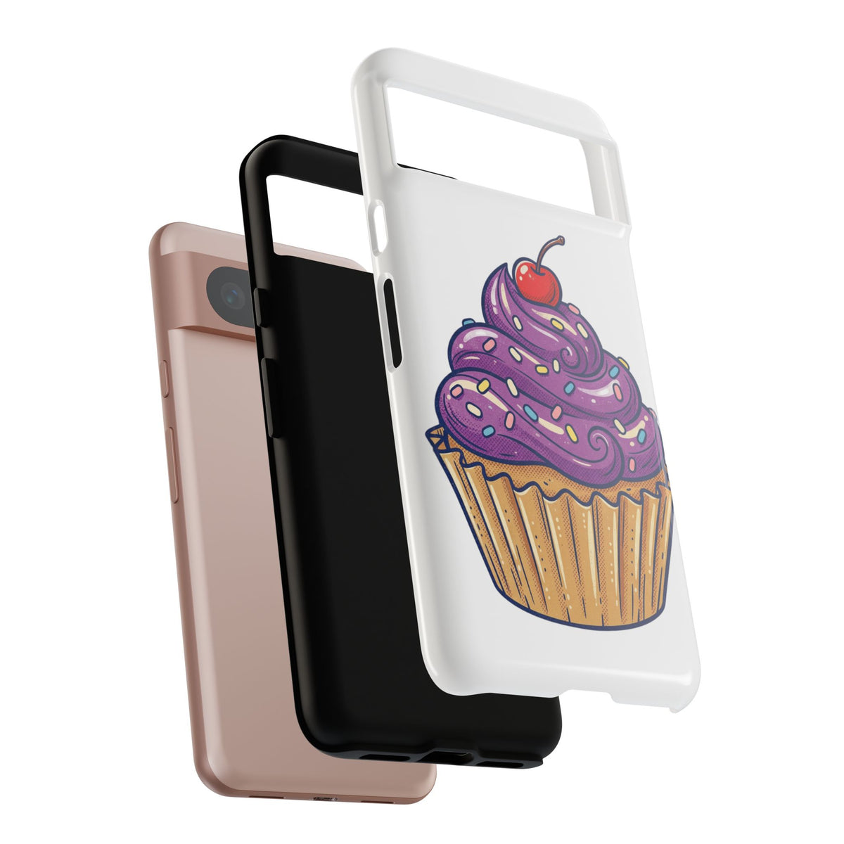 Purple Cupcake Tough Phone Cases