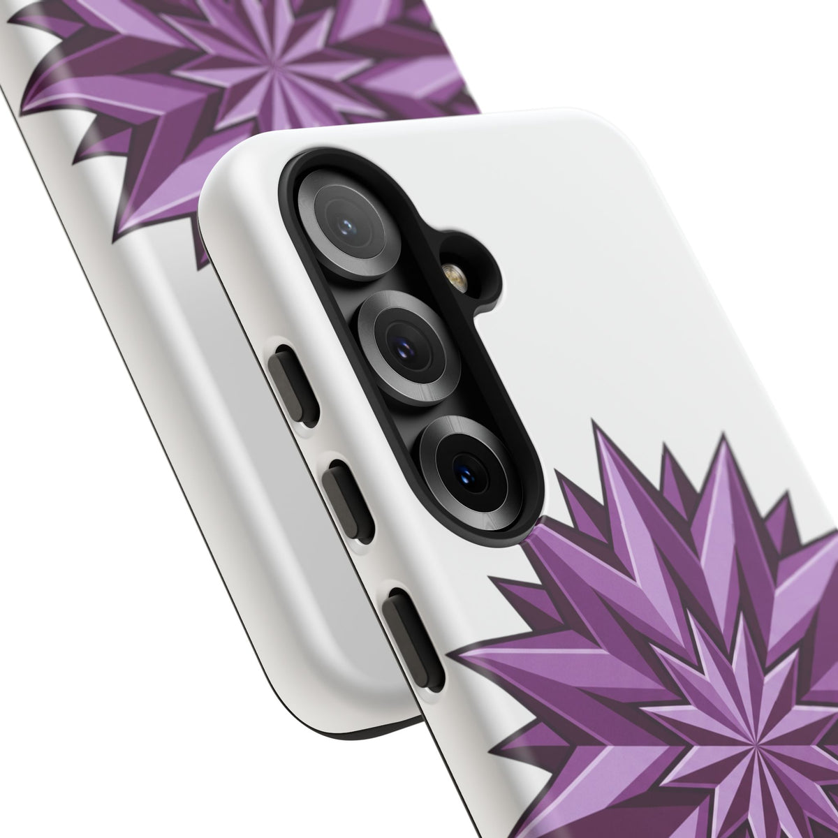 Purple Geometric Star Phone Case