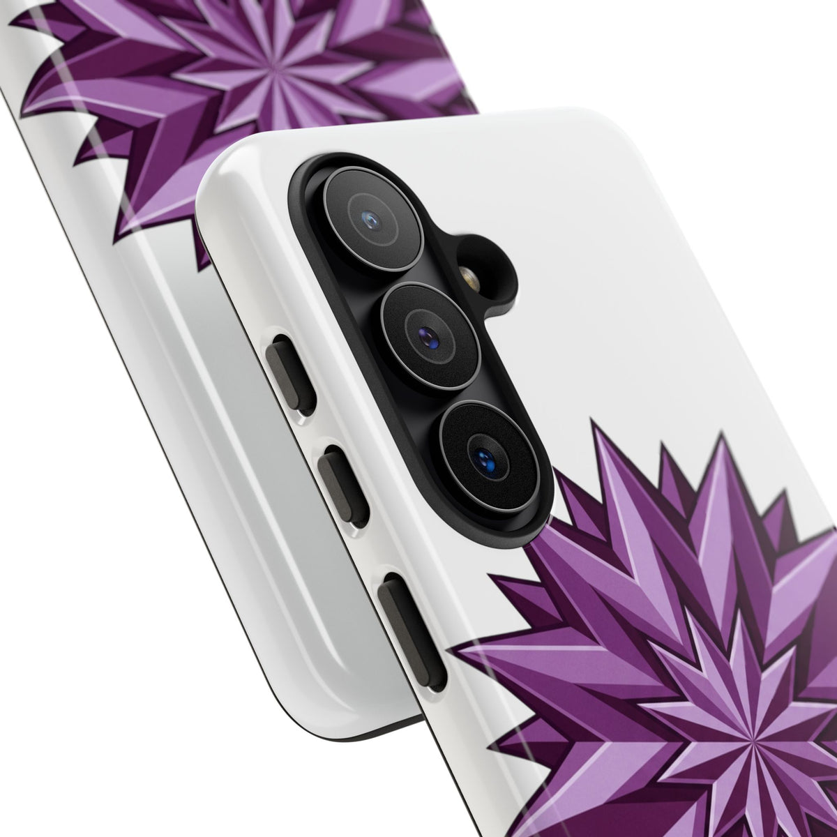 Purple Geometric Star Phone Case