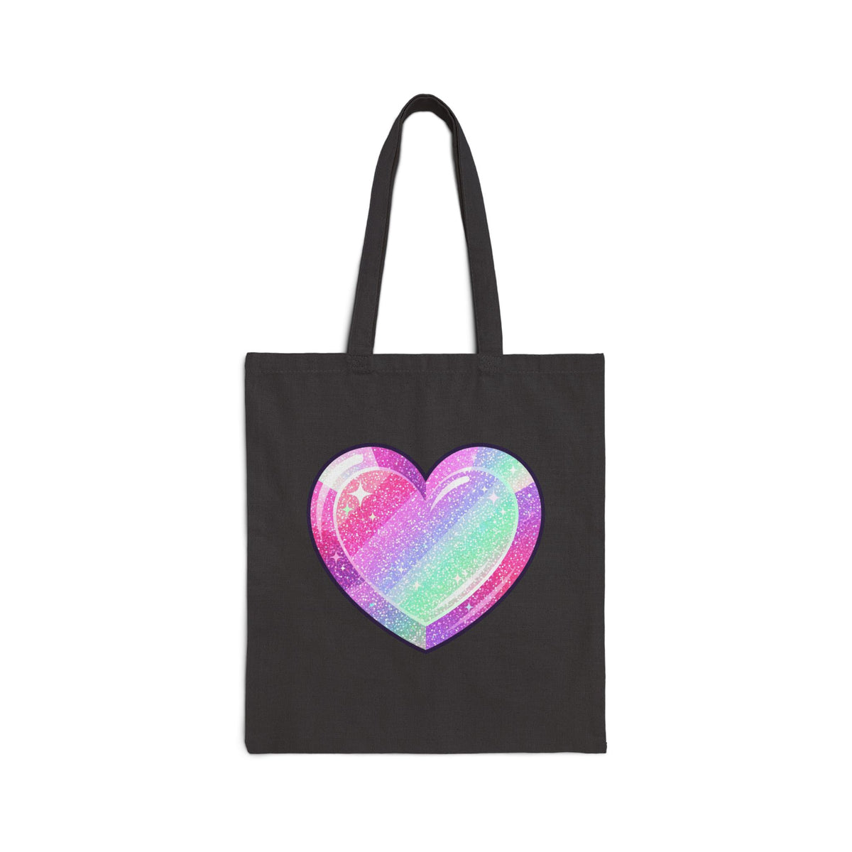 Pastel Rainbow Heart Tote